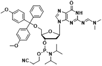 DMT-dG(dmf)-CE Fosforamidite (clivatura rapida)